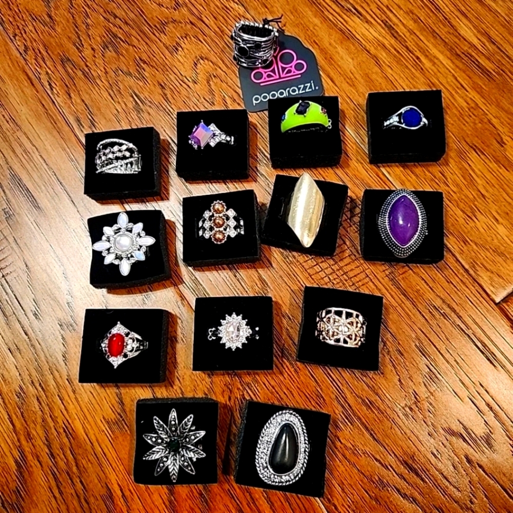 Entire Paparazzi Ring Inventory - 13 Rings